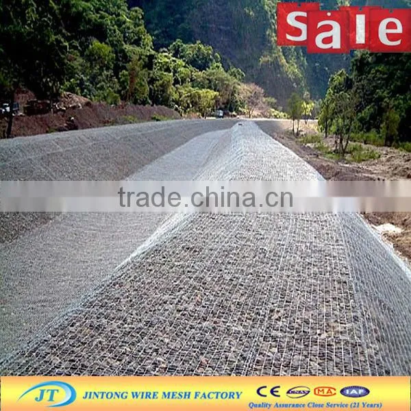 hot dipped galvanized gabion box /rock cage