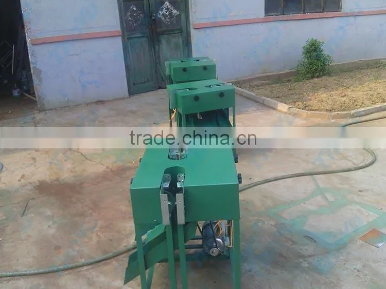 High efficiency fresh garlic root cutting machine
