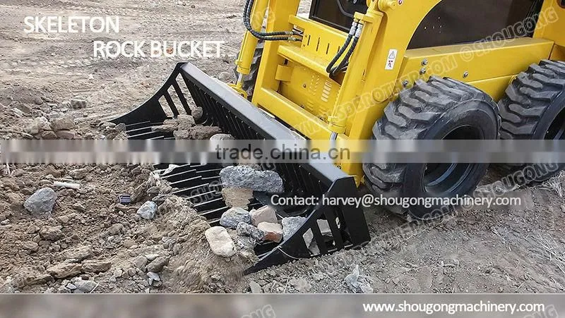 Skeleton Rock Bucket Attachment