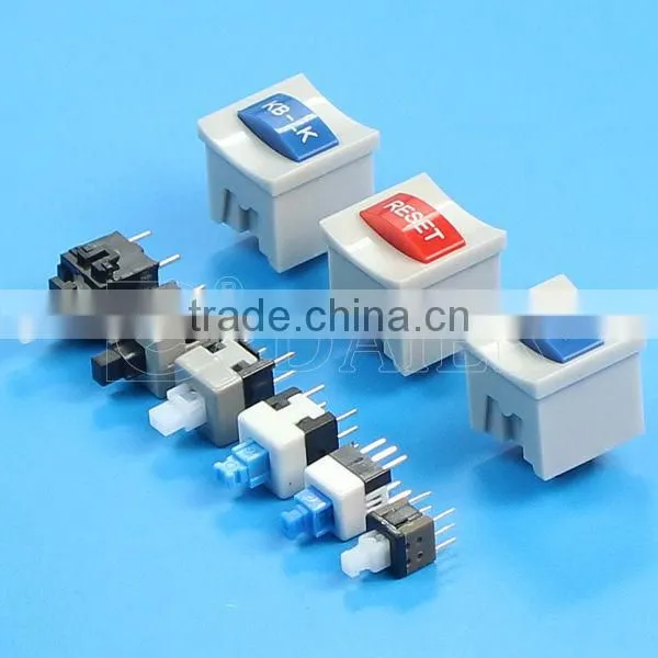 KFC6*6-A ON ON latching push switch