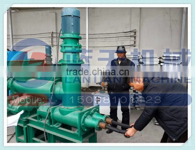 screw type olive waste briquette machine