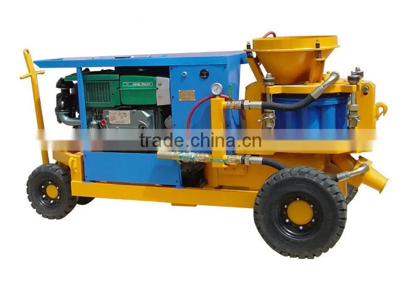 LSZ3000 model concrete spray equipment throwing jet dry and wet mix shotcrete machine
