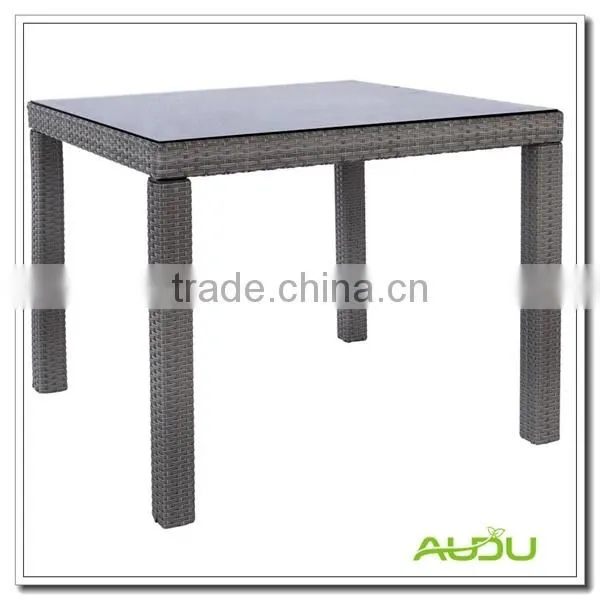 Patio Table,Classic Rattan Color Rectangle Table