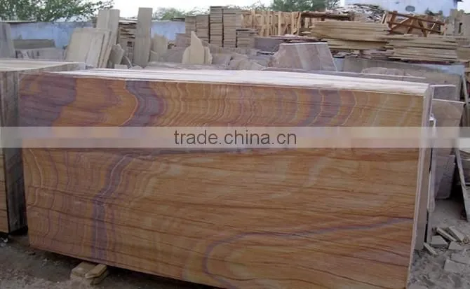 Indian honed rainbow sandstone slab/tile for sale