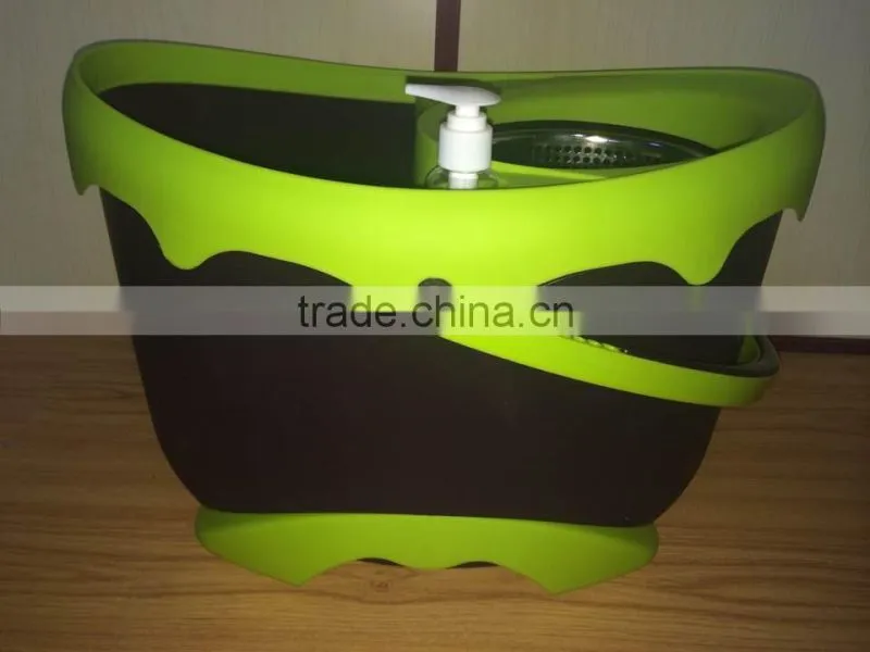 High speed 360 spin mop with big size bucket