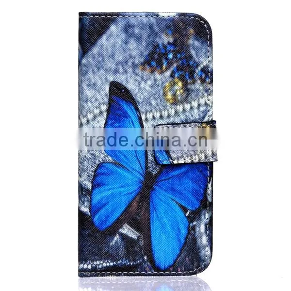 PU leather carton phone case for Samsung S7