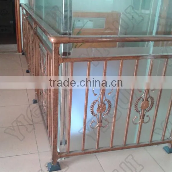 for outdoor Decorative Black Cheap steel fence, factory direct production sale fence