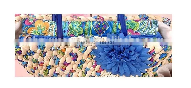 2014 wholesale natural bag shopping bag french straw bag