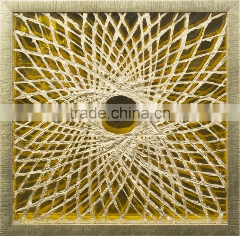Latest natural solid wood frame paper cut wall art