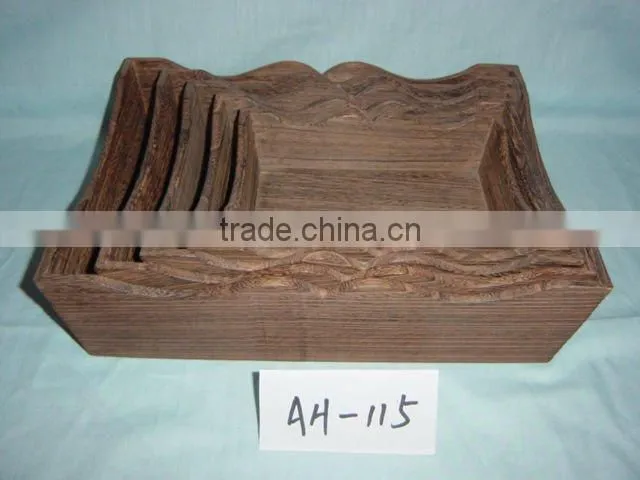 carved wooden tray,wooden fruit tray, wooden sreving tray