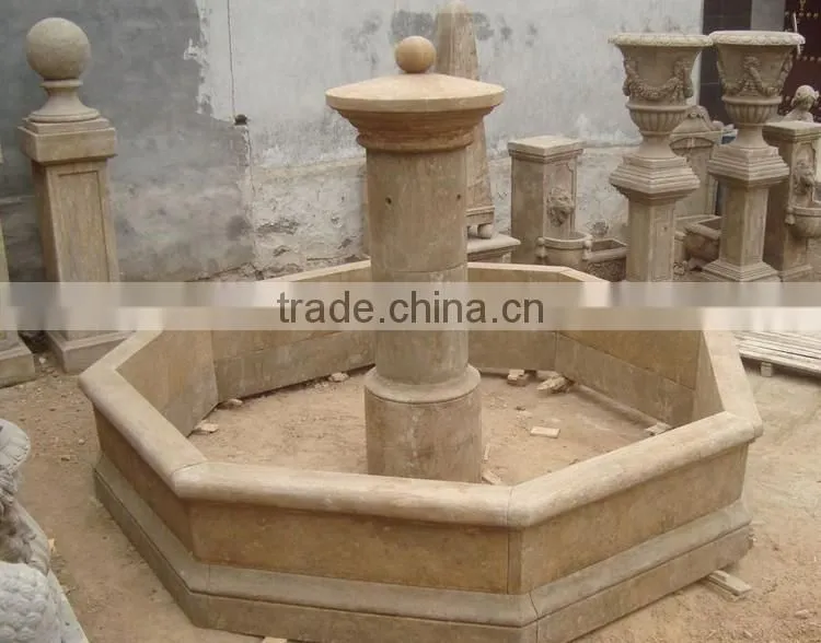 china supplier Stone Garden Product antique water fountain sale