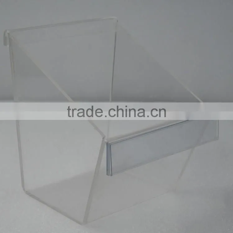 T shape acrylic sign holder