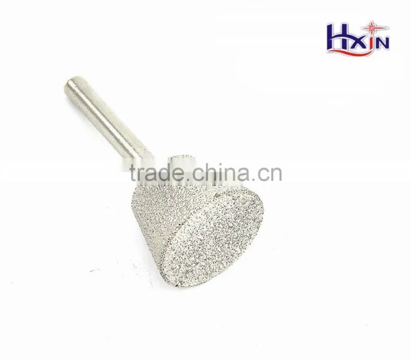 Vacuum brazed diamond carving burrs for filing stones,glass,ceramics