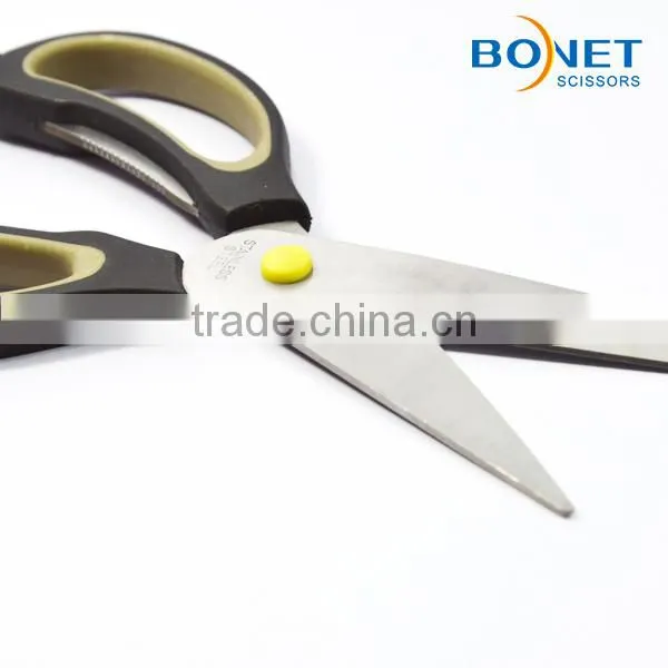 S52016 CE qualified 8-3/4" Safety Kitchen Utility Shears meat scissors