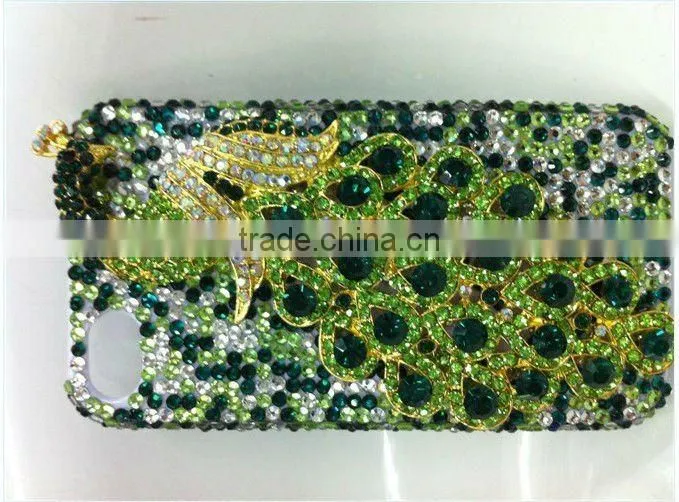 peacock case for iphone 4g peacock chrome diamond case for iphone 4