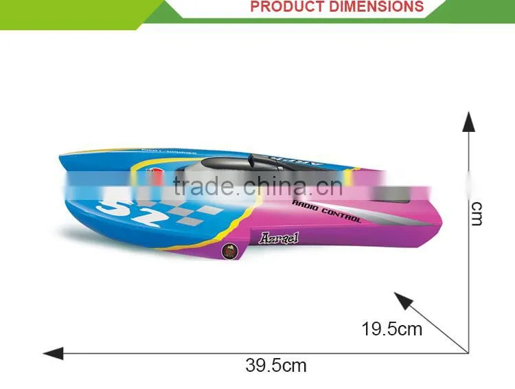 New product remote control toy 3 channel rc boat fishing