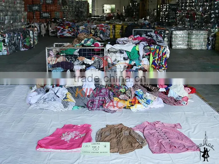 Guangzhou girl Cotton Blouse unsort second hand clothes