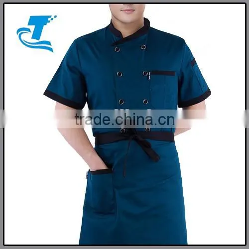 2016 Double-breasted Chef Uniform for summer
