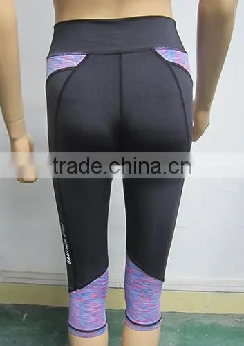 Wholesale New Custom Purple Women's Fitness Top Pants Short Sleeve Cycling Sports Wear