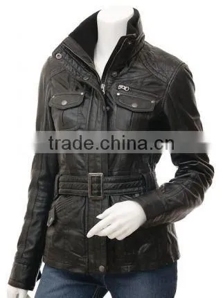 Women Leather Coat