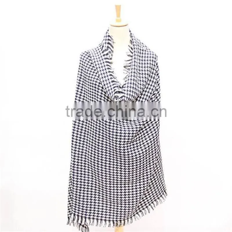 Wholesale women lovely mint Clover Scarf