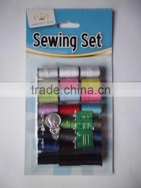 Portable sewing set / mini sewing kit / leather sewing kit