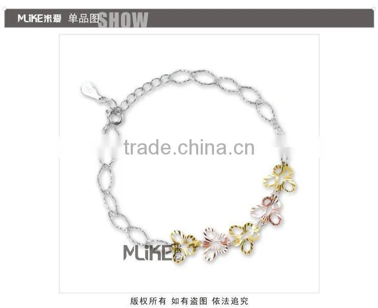 butterfly 925 silver bracelet