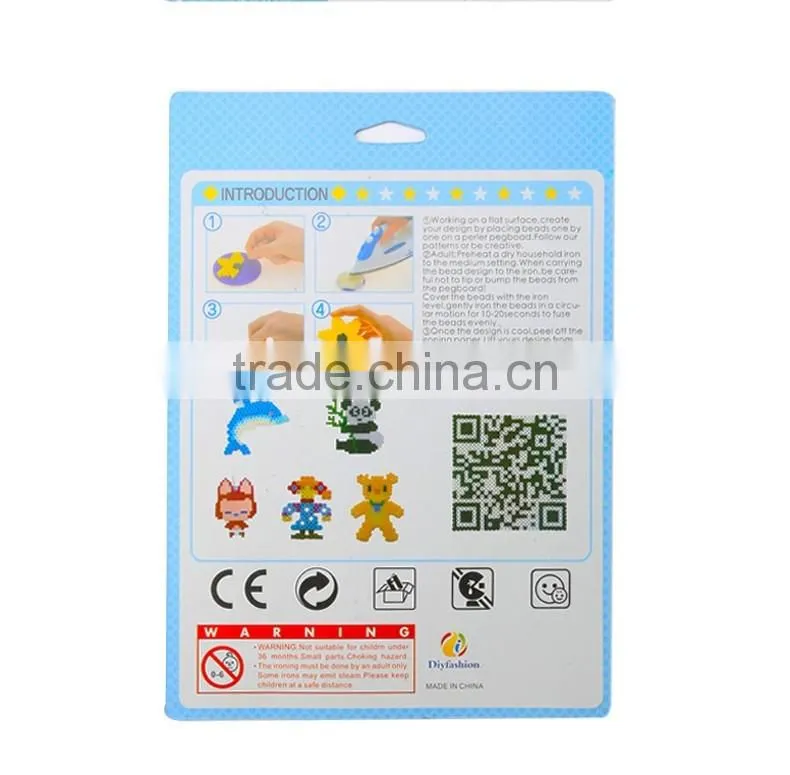 2017 Hot selling fox DIY education plastic hama fuse beads toys