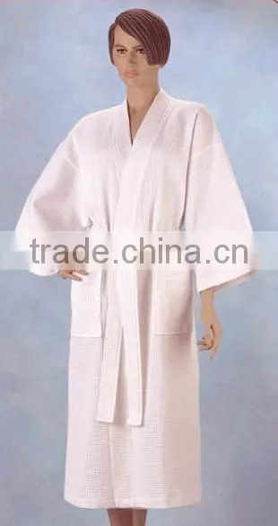 Luxury hotel bathrobe, velour bathrobe, terry bathrobe