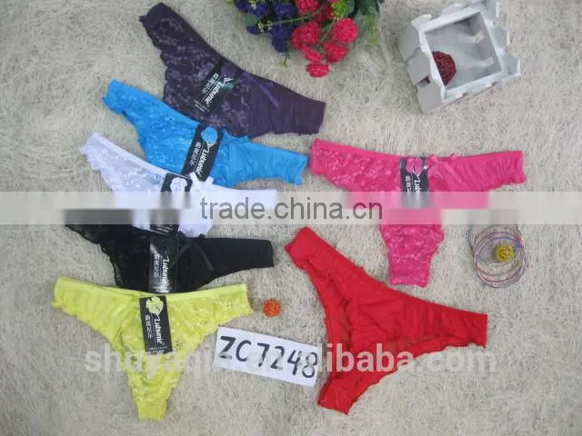 ladies sexy lace thong