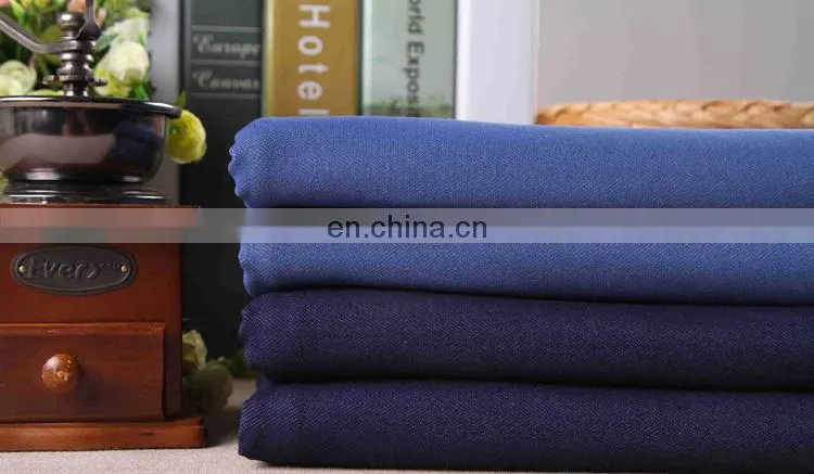 Cotton polyester stretch denim Indigo blue denim with 10oz denim fabric stock