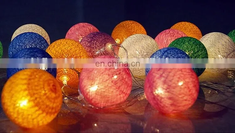 Holiday Lighting Christmas Color Ball String Light Outdoor LED Globe Light