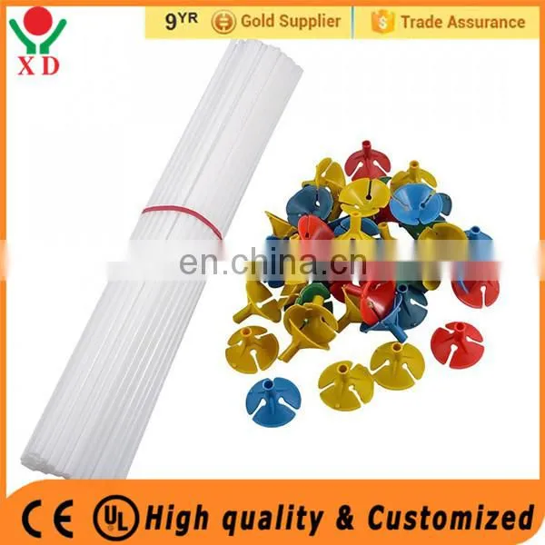 2017 balloon accessories balloon cup and stick Hot popular Balloons Cups and Sticks