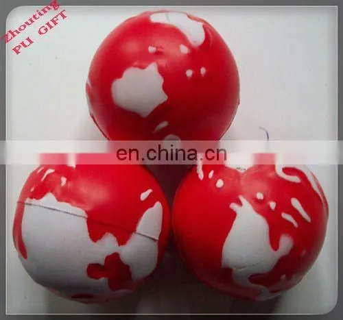 purple pu foam stress ball