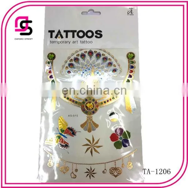 newest fashion body art tattoo design suit for adults