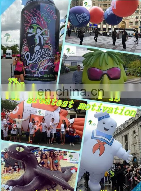 Custom Size LED Glow Balloon Inflatable Zygote Interactive Ball LOGO Printing Advertising Party Display with Colored Lightings