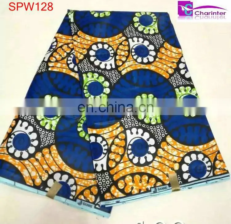 wholesale print fabric wax print super holland wax Ankara wax fabric