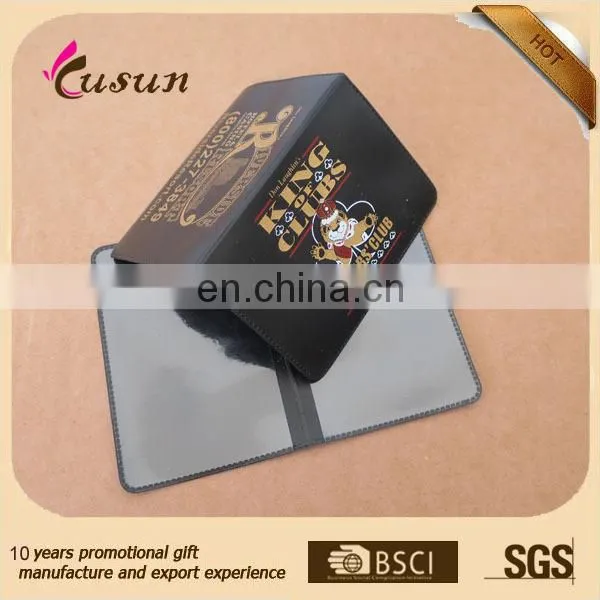 Latest design PVC name credit card protector holder wallet