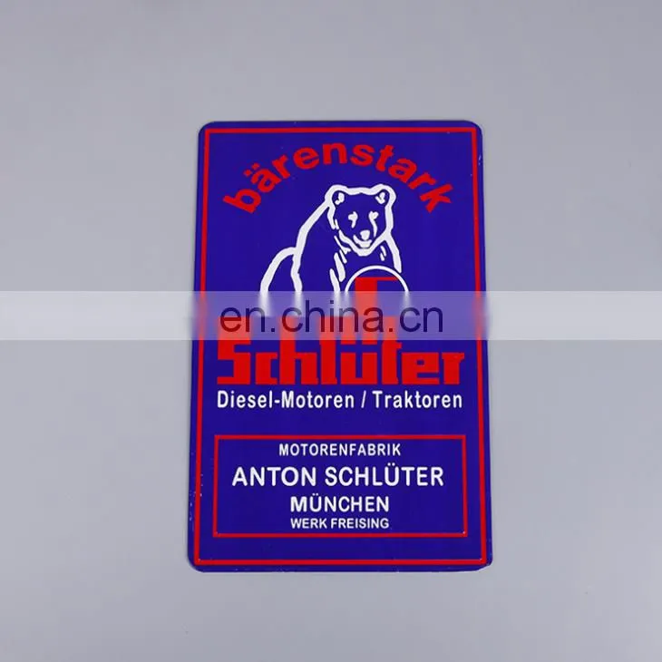 Wholesale OEM Items High Quality Folded Edge Type And Home Decoration Use Custom Vintage Tin Sign