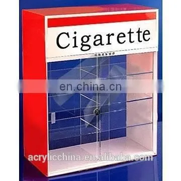 New products 2016 acrylic cigarette display cabinet,acrylic cigarette sale rack