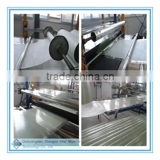 FRP skylight roof/workshop transparent tile/ Waveform transparent tile