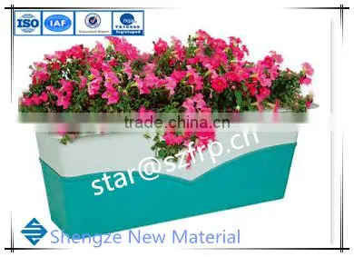 FRP/GRP/Fiberglass hand lay up hanging wall flower pot