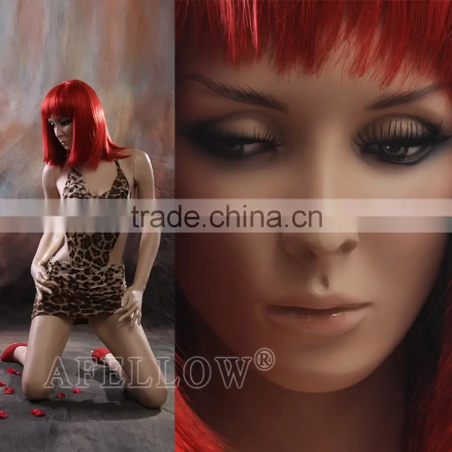 Kneeling Position Big chest female mannequin, Sexy Women Mannequin VIS3