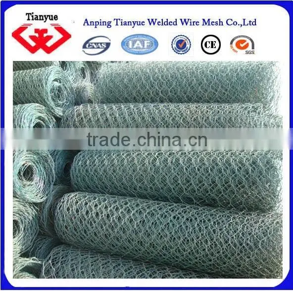 hot dipped galvanized 10X10mm hexagonal chicken wire mesh