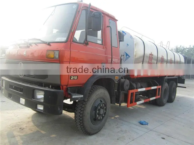20000liters Dongfeng Stainless Steel Portable Water Tank Truck
