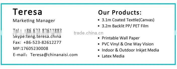 cheap 80mic PVC self-adhesive vinyl for advertising
