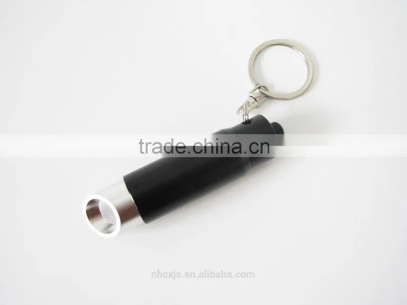 New super bright 3 led keychain flashlight with bottle opener