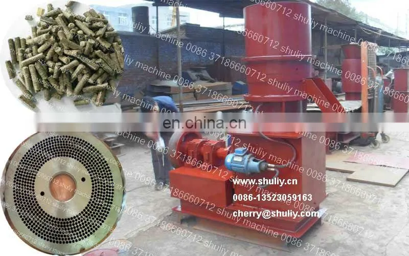crushed corn cob / waste leaves pellet making machine