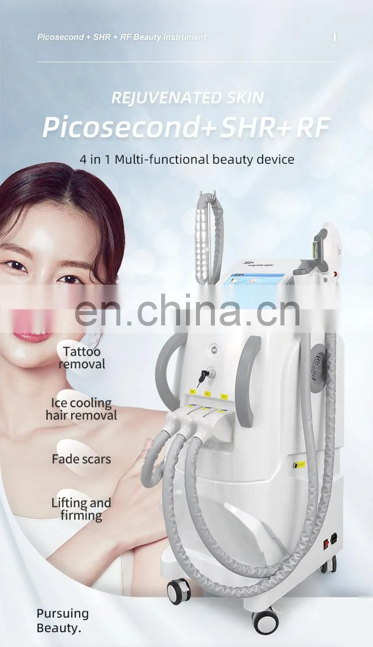 OPT E-light IPL laser nd yag RF laser permanent hair removal