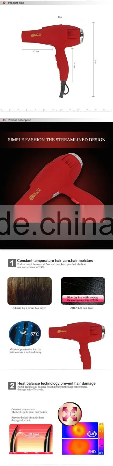 Wholesale Commercial Hair Dryer Hair Dryer Price No Noise Hair Dryer